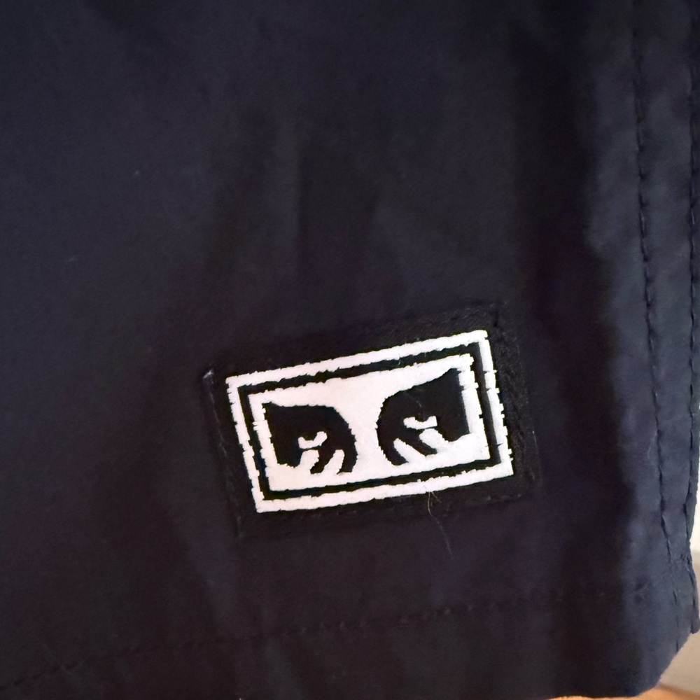 Obey Black Cotton Unisex Shorts - NEW with tags